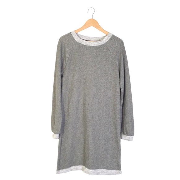 Susina Green Color Block Long Sleeve Dress S - Picture 1 of 4